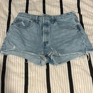 Levi’s 501 high rise shorts